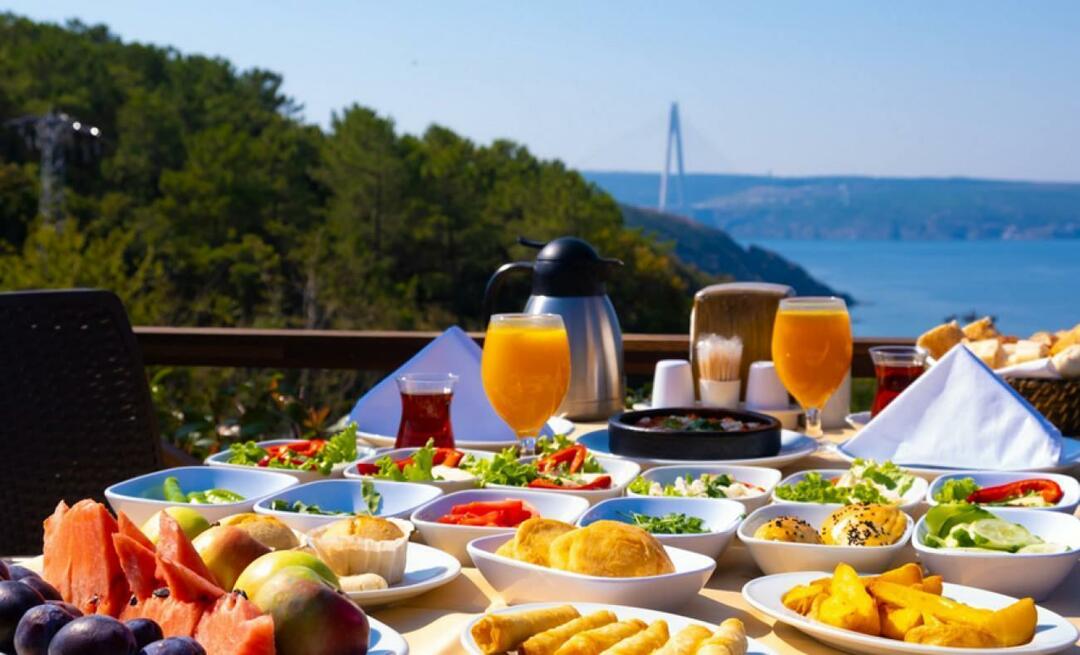 Mitkä ovat Istanbulin parhaat aamiaispaikat? Missä syödä aamiaista Istanbulissa?