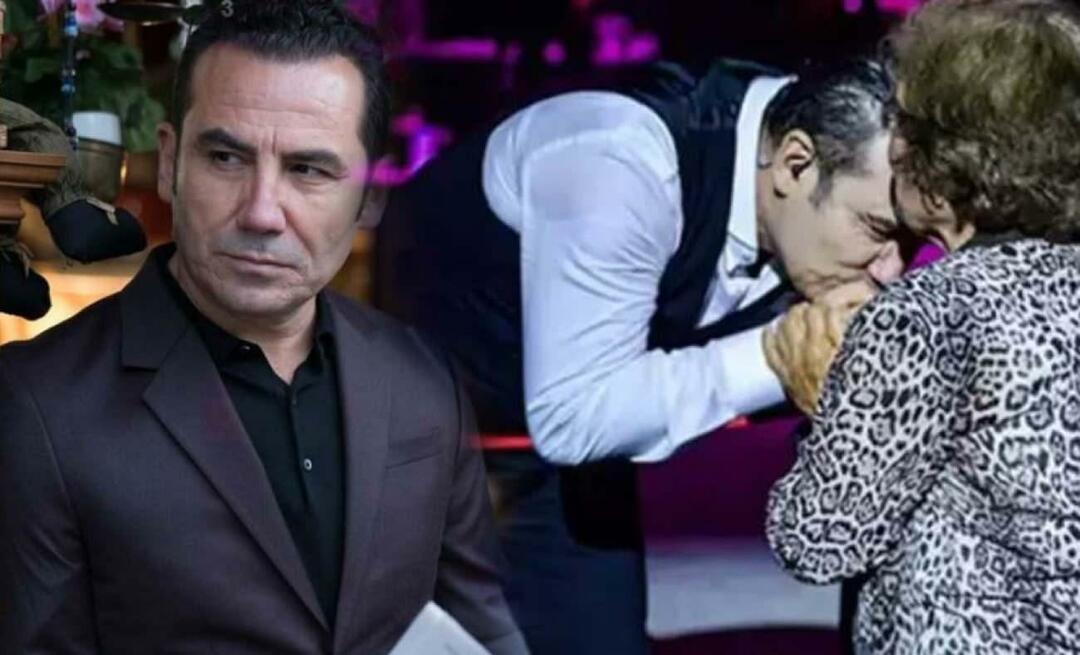 Ferhat Göçeriä arvostettiin toimistaan! Hän suuteli äitinsä kättä lavalla
