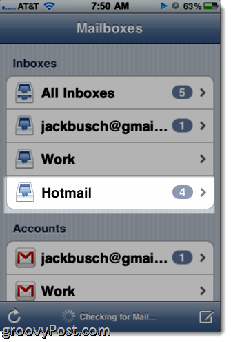Hotmail Exchange ActiveSyncin lisääminen iPhoneen