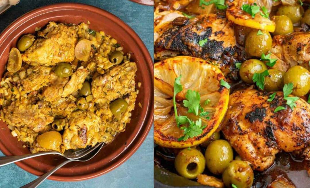 Kuinka tehdä marokkolaista kanaa? Marokon kanaresepti niille, jotka etsivät erilaista makua!