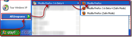 Firefoxin avaaminen