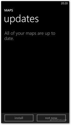 Windows Phone 8 -karttojen päivitys