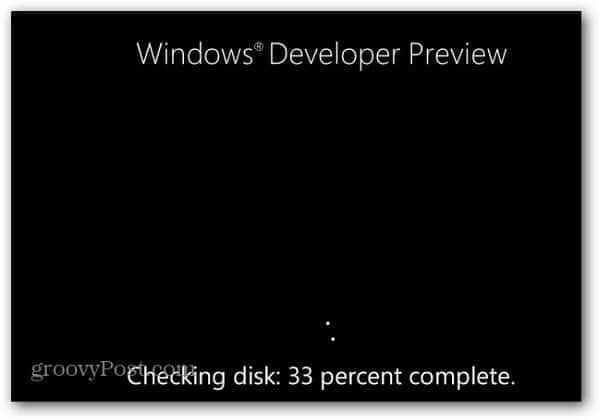 Windows 8: n uuden levyvirheen tarkistusominaisuus