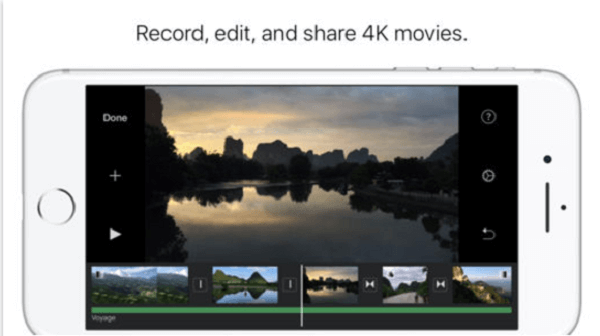Lyhyitä videoita voidaan muokata perusohjelmilla, kuten iMovie.