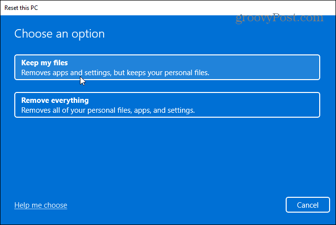 Windows 11 pysäytyskoodin muistinhallinnan korjaus