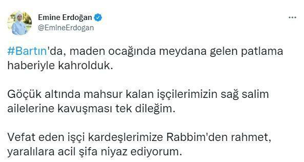Emine Erdoganin jakaminen