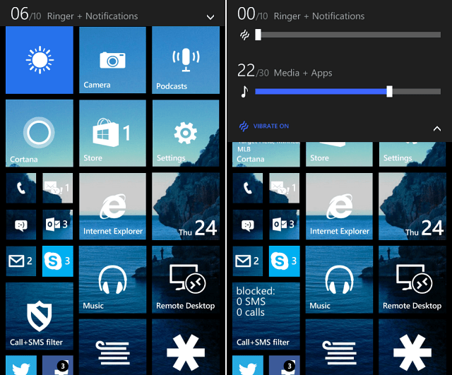 Windows Phone 8.1 -vinkki: Sammuta soittoäänet ja hälytykset nopeasti