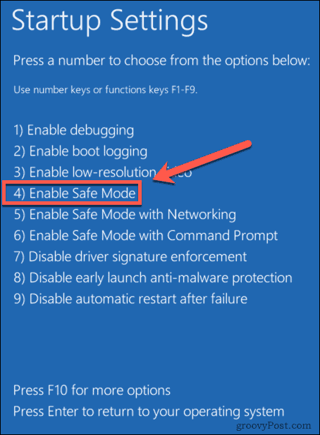 Windows 11 ottaa käyttöön vikasietotilan