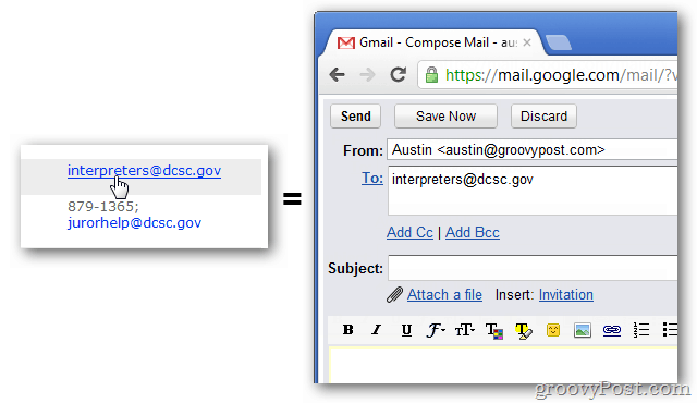 Gmailin oletussähköposti Chrome