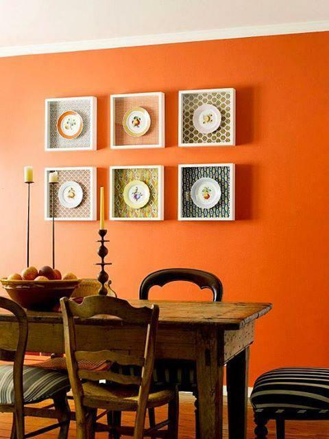 Oranssin värin käyttö kodin sisustuksessa 