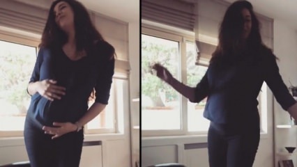 7 kuukauden raskaana Azra Akın tanssi näin