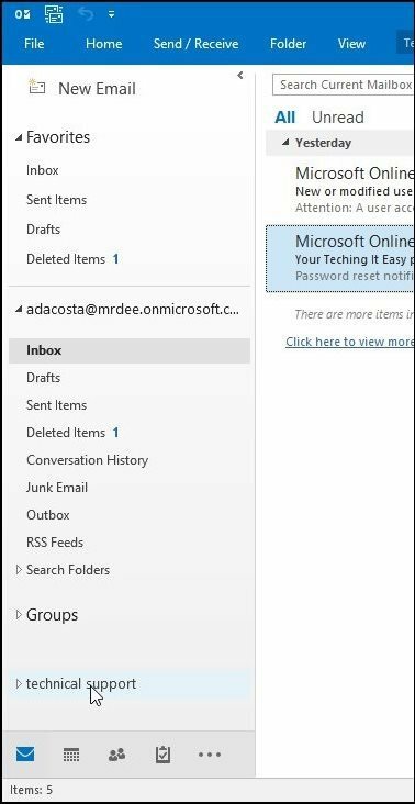 Outlook-postilaatikko