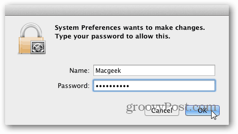 Mac-järjestelmän salasana