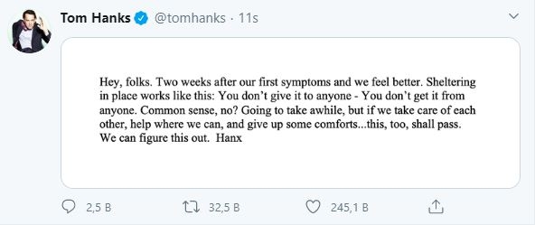 Tom Hanks parani
