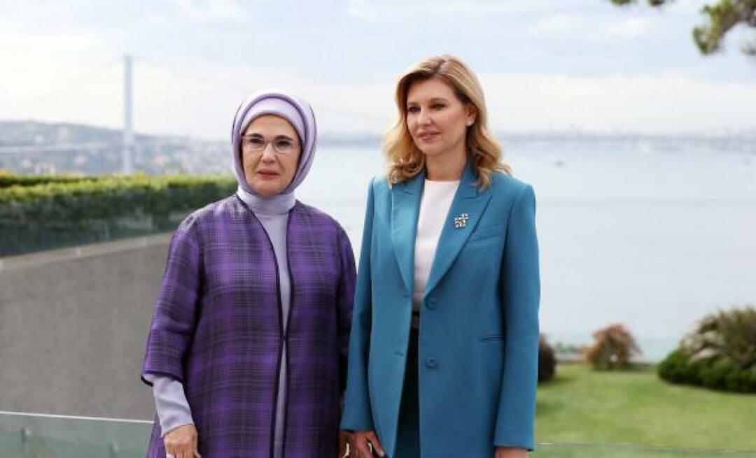 Emine Erdoğan isännöi Ukrainan presidentin vaimoa Olena Zelenskaa!