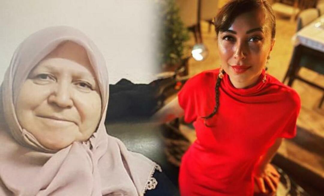 Näyttelijä Canan Hoşgörin äiti kuoli!