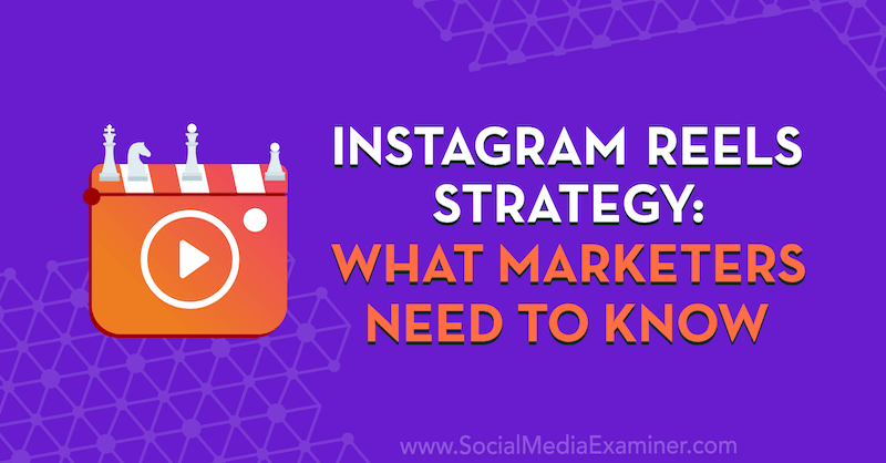 Instagram-kelojen strategia: Mitä markkinoijien on tiedettävä, sisältää Elise Darman oivalluksia sosiaalisen median markkinointipodcastissa.