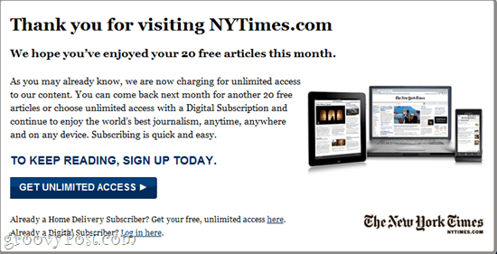 ohittaa NYtimes Paywall
