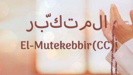 Mitä al-Mutakabbir tarkoittaa? Al Mutakabbir