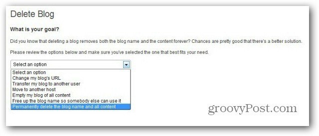 Kuinka poistaa Wordpress.com-blogi tai tehdä siitä yksityinen
