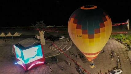 Ephesus Cultural Road -festivaali jatkuu: Nevşehiristä tuotuja ilmapalloja