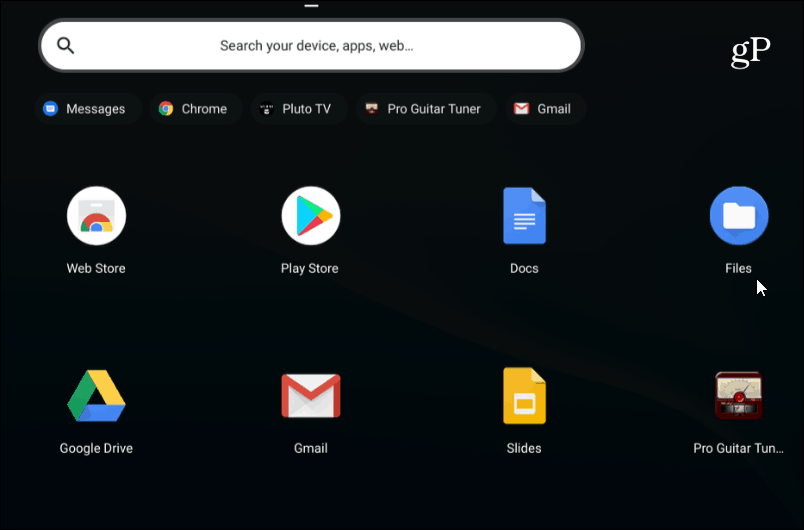 1 Chromebook Files -sovellus