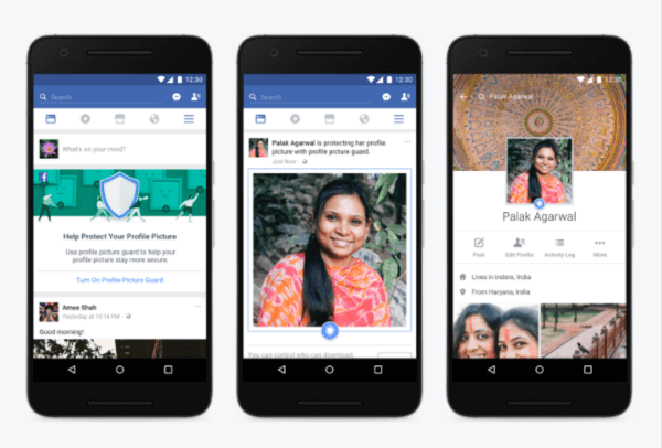Facebook kokeilee uusia työkaluja profiilikuvien hallintaan Intiassa.