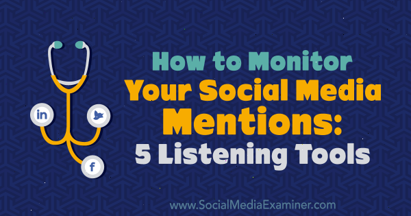 Kuinka seurata sosiaalisen median mainintoja: 5 kuuntelutyökalua, Marcus Ho sosiaalisen median tutkijasta.