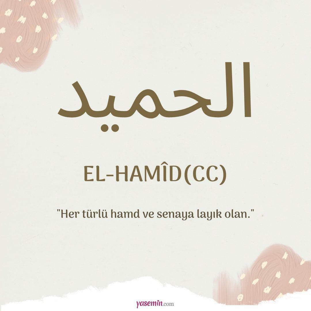 Mitä al-Hamid (cc) tarkoittaa?
