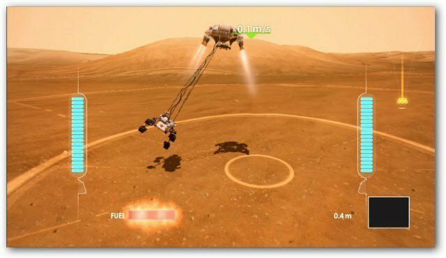 Kinect Mars Rover Lasku