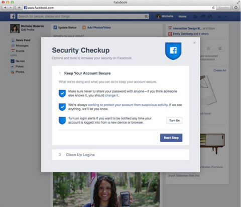 Facebook testaa uuden turvatarkastusominaisuuden
