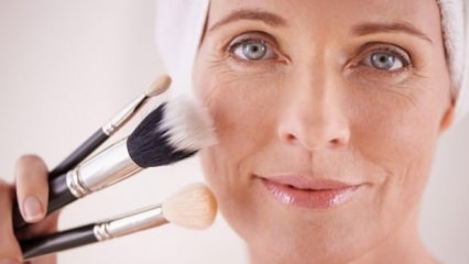 Kuinka ikääntymistä estävä meikki tehdään? 