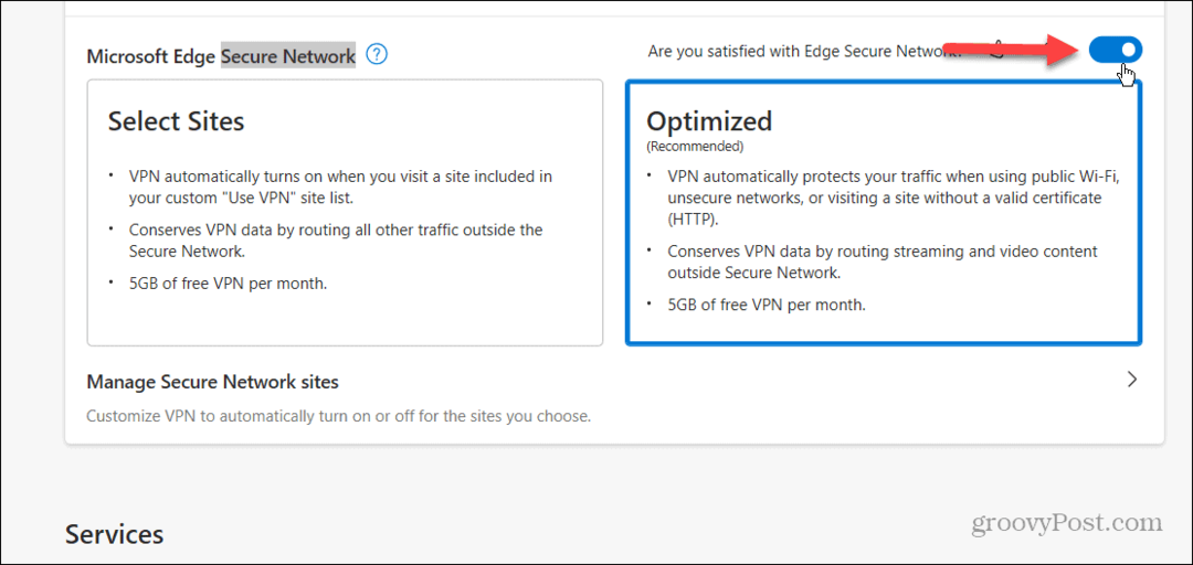 Kuinka ottaa Microsoft Edge VPN käyttöön ja käyttää sitä