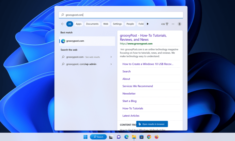 Windows 11:n tehtäväpalkin hakukentän piilottaminen tai muuttaminen