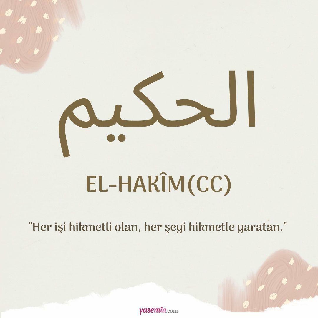 Mitä al-Hakim (cc) tarkoittaa?