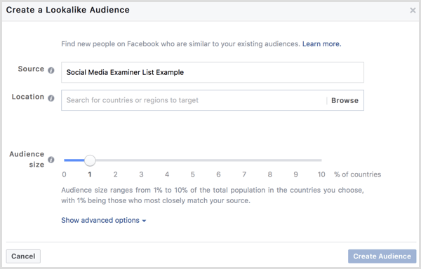 Facebook luo näyttävän yleisön