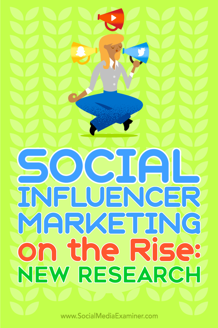 Sosiaalisen vaikuttajan markkinointi nousussa: Michelle Krasniakin uusi tutkimus sosiaalisen median tutkijasta.