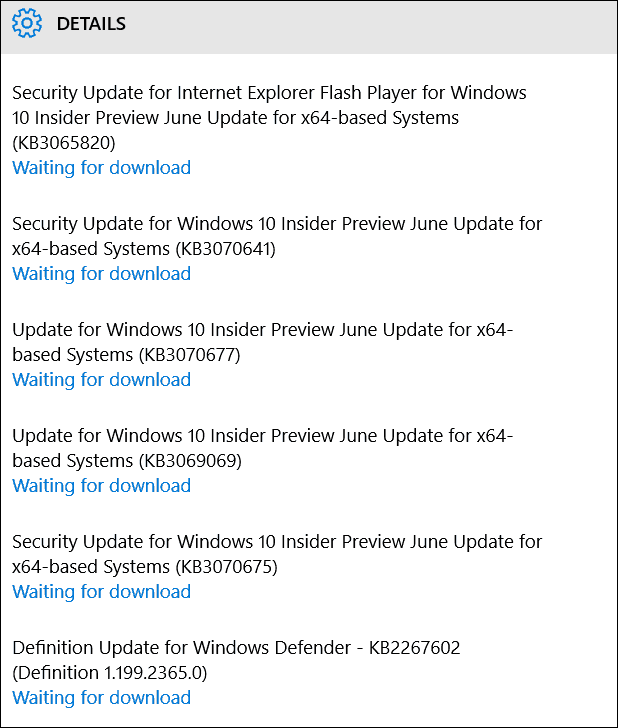 Windows 10 Build 10130 -turvallisuus ja virheenkorjaukset ovat saatavilla tänään