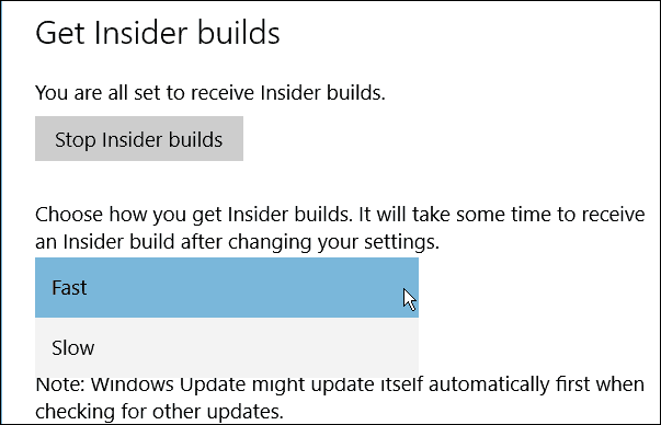 Windows 10 Insider rakentuu