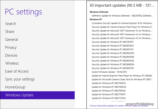 Windows RT -päivitys