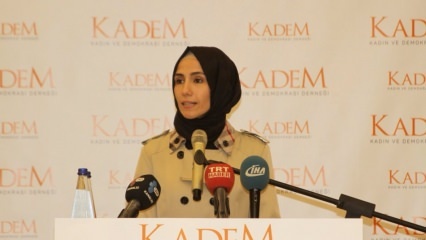 Sümeyye Erdoğan Bayraktar osallistuu KADEM-avajaisiin