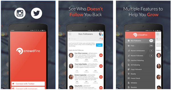 Crowdfire auttaa sinua julkaisemaan Twitterissä ja Instagramissa, hallitsemaan seuraajiasi ja paljon muuta.