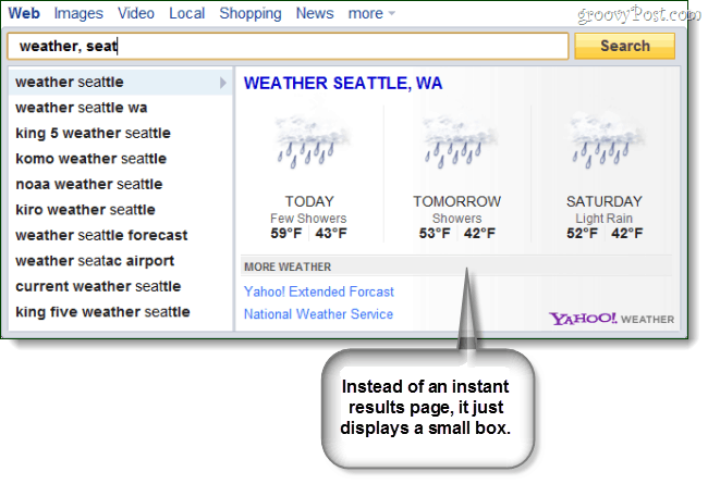 Yahoo käynnistää ”Suora haku” vastauksena Google Instantiin