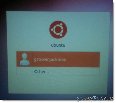 valitse uusi ubuntu-käyttäjä