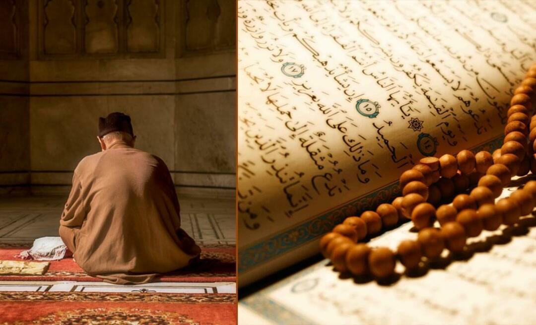 Mitä rukousta ja dhikriä käytetään Shabanissa? Shabanin ensimmäiset 10 päivää ja viimeiset 10 päivää...
