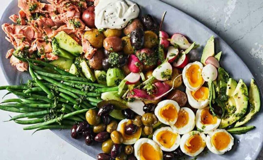 Kuinka tehdä Niçoise-salaatti? Niçoise-salaatti resepti