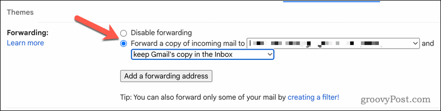 Ota Gmail-soitonsiirto käyttöön