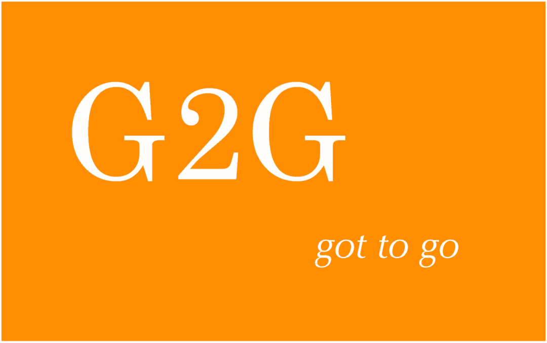 G2G merkitys