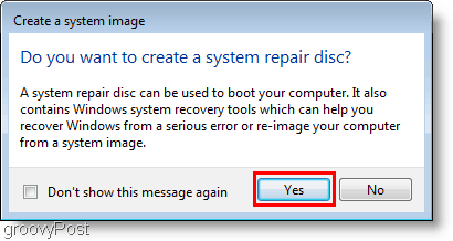 Windows 7: Luo järjestelmäkuva