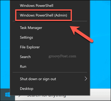 Windows PowerShell -ikkunan käynnistäminen